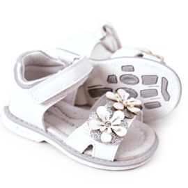 Apawwa Kindersandalen mit weißem Maysa-Klettverschluss