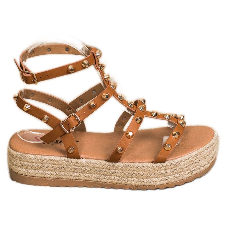 Seastar Sandalen auf der Plattform mit Jets braun