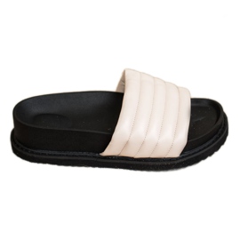 Seastar Leichte Hausschuhe aus Öko-Leder beige