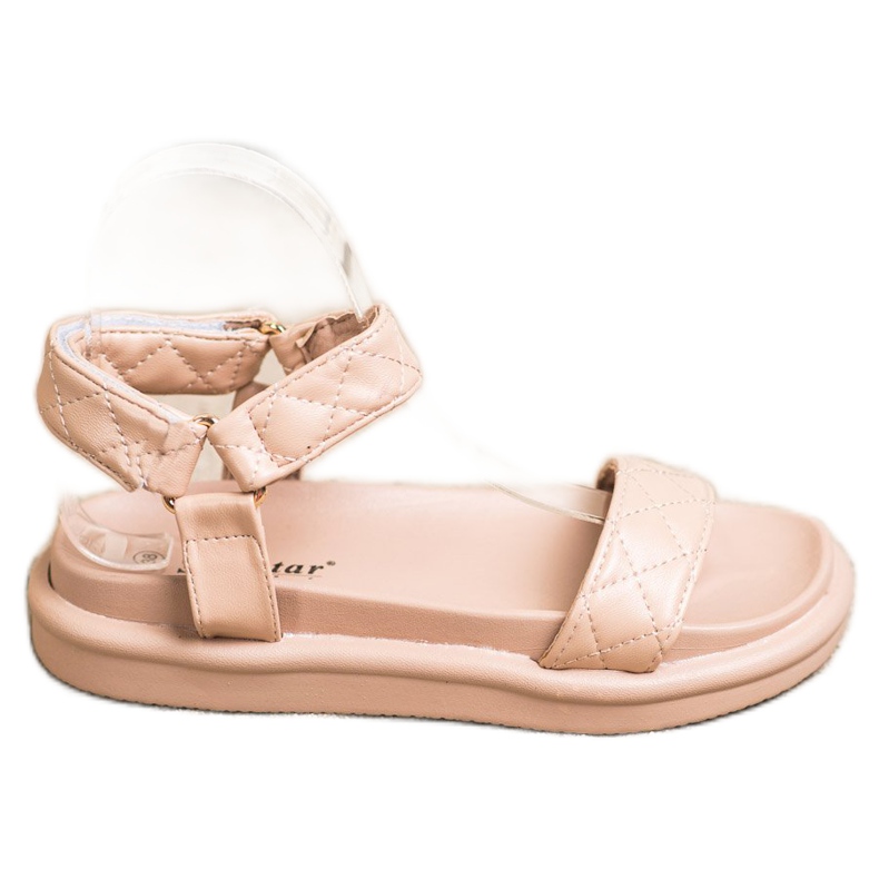 Seastar Beige Sandalen mit Öko-Leder