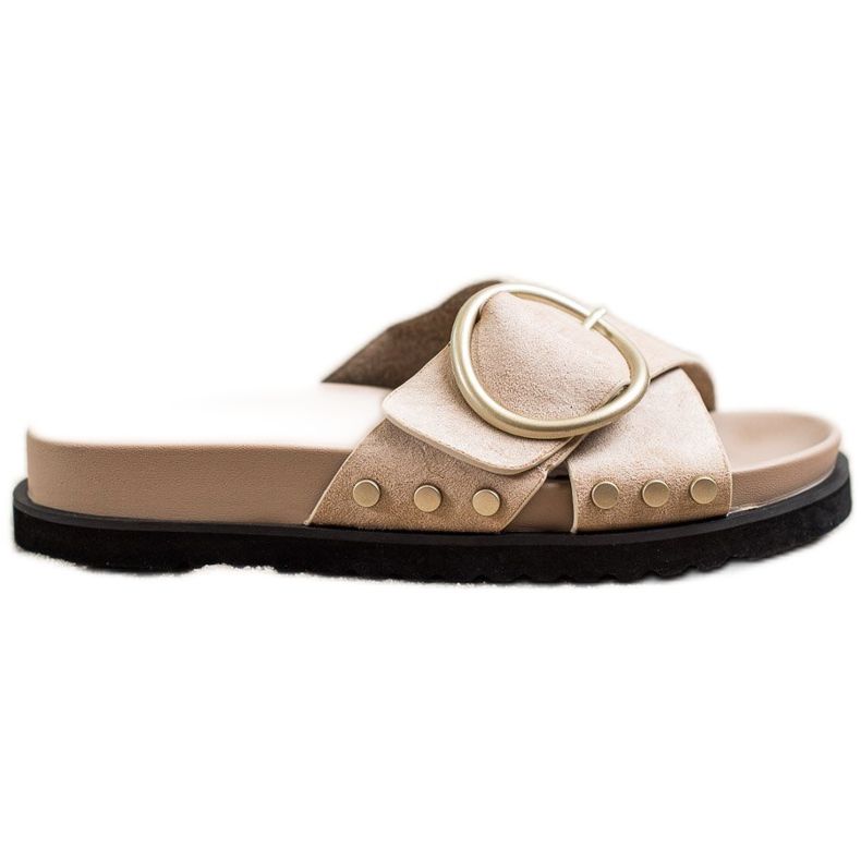 Renda Lässige Hausschuhe beige