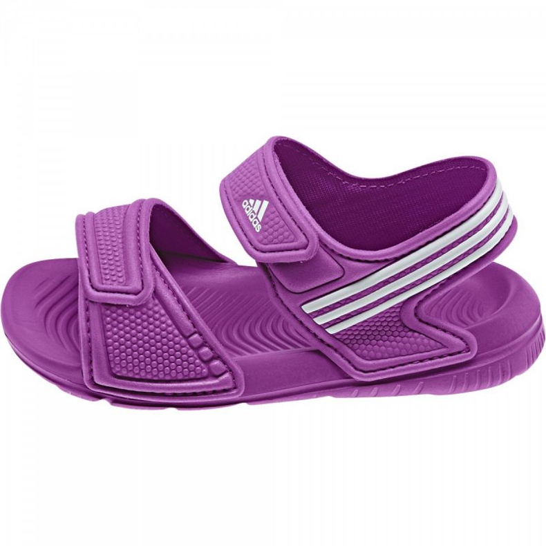 Adidas Akwah 9 Kinder B40662 Sandalen violett blau