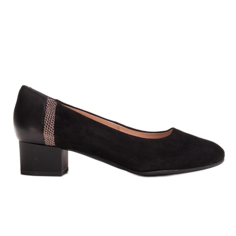 Marco Shoes Bequeme Pumps mit niedrigem Absatz schwarz