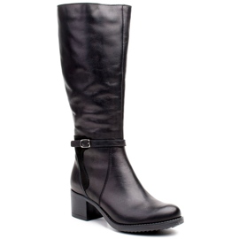 Marco Shoes Bequeme Damenstiefel 0928K für frostige Tage schwarz