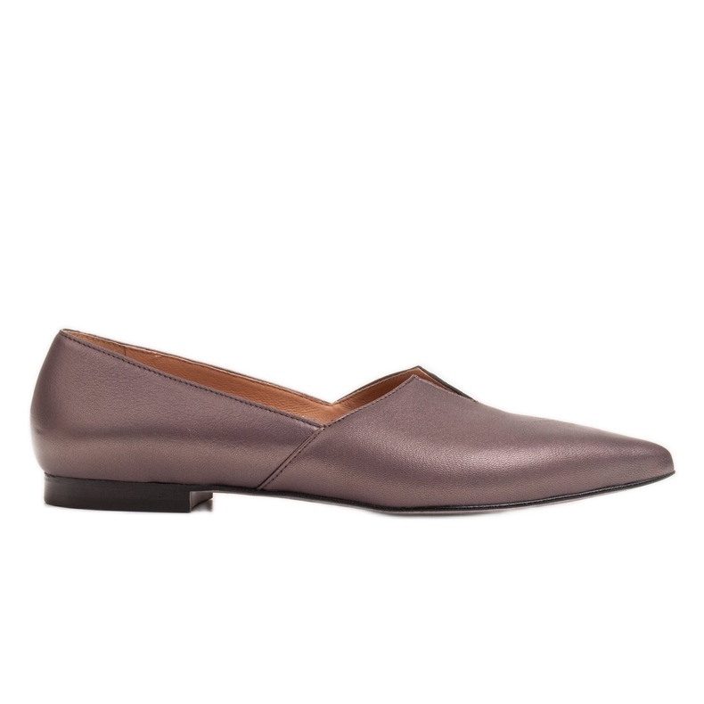 Marco Shoes Ballerinas mit Cut-Out in einem warmen Grauton