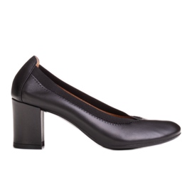 Marco Shoes Pumps mit bequemer Innensohle und Gummi im Obermaterial schwarz