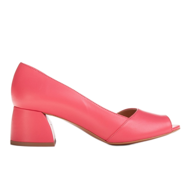 Marco Shoes Pumpen mit offener Seite rot