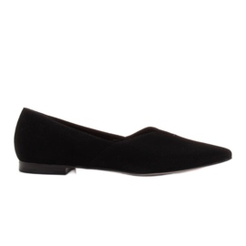 Marco Shoes Schwarze Marco 1285P Damen Ballerinas mit Cut-Out