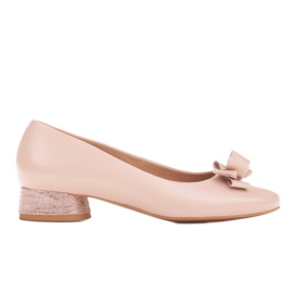 Marco Shoes Elegante 1811P rosa Ballerinas mit Schleife