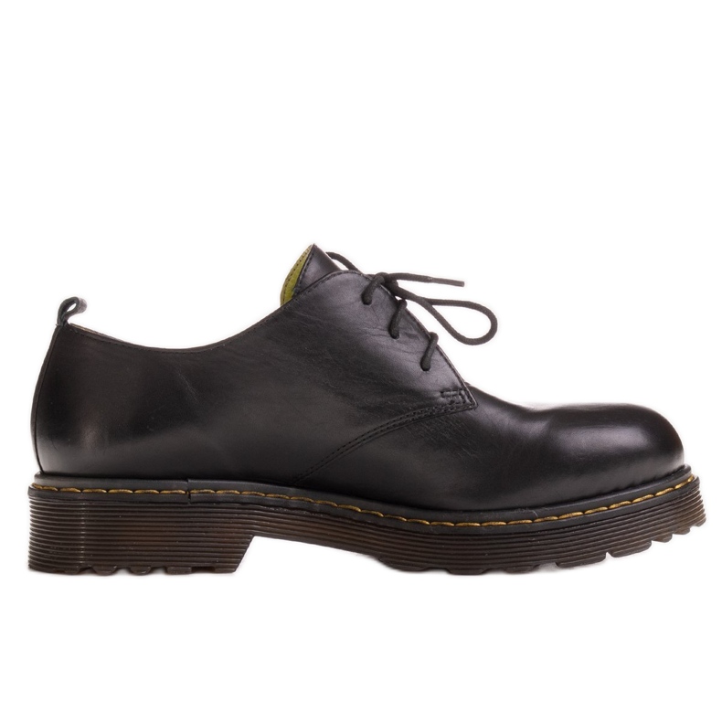 Marco Shoes Schwarze Damenschuhe auf einem dicken transparenten Boden