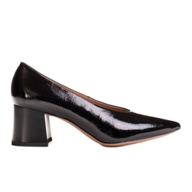 Marco Shoes Elegante schwarze Damenpumps aus Lack