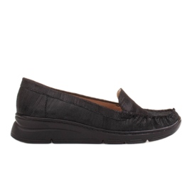 Radoskór Bequeme schwarze Damenschuhe für einen breiteren Fuß