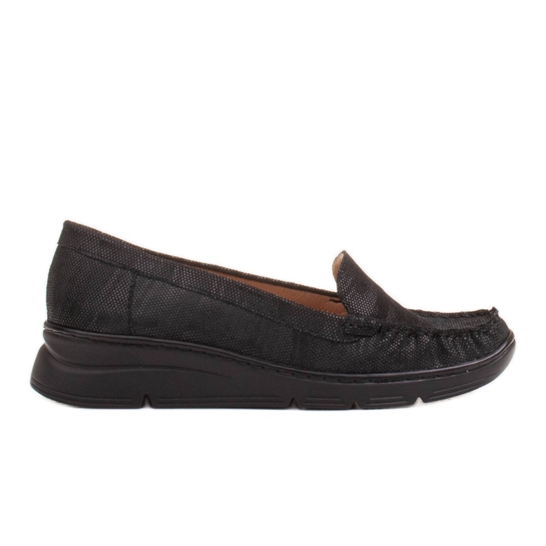 Radoskór Bequeme schwarze Damenschuhe für einen breiteren Fuß