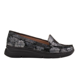 Radoskór Bequeme schwarze Damenschuhe für einen breiteren Fuß