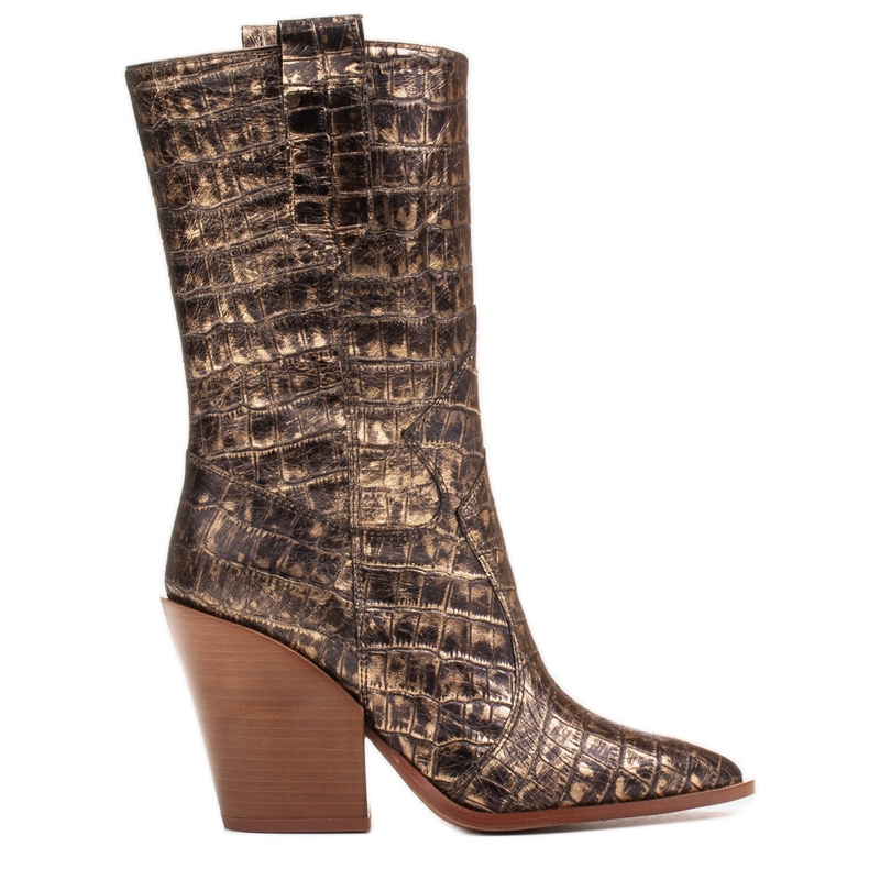 Marco Shoes Marco Stiefel 1408K Altgold Cowboystiefel golden