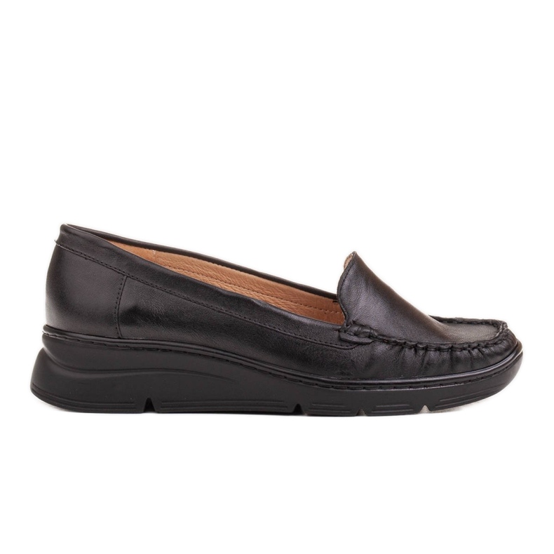 Radoskór Bequeme schwarze Damenschuhe für einen breiteren Fuß