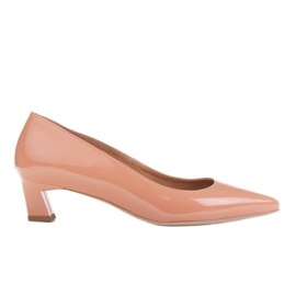 Marco Shoes Elegante Pumps mit niedrigem Absatz orange
