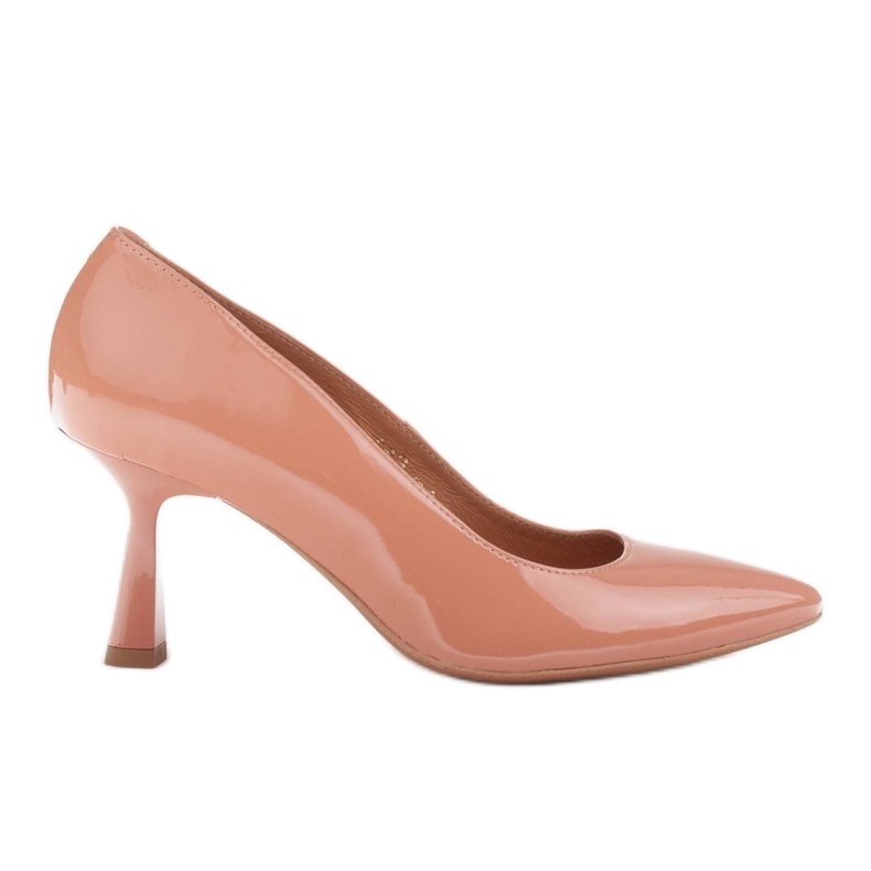 Marco Shoes Elegante Pumps aus Aprikosenlack orange