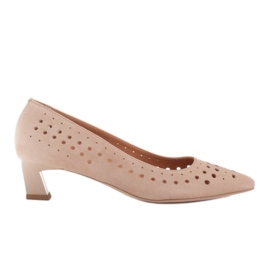 Marco Shoes Damenpumps mit interessanter Perforation beige