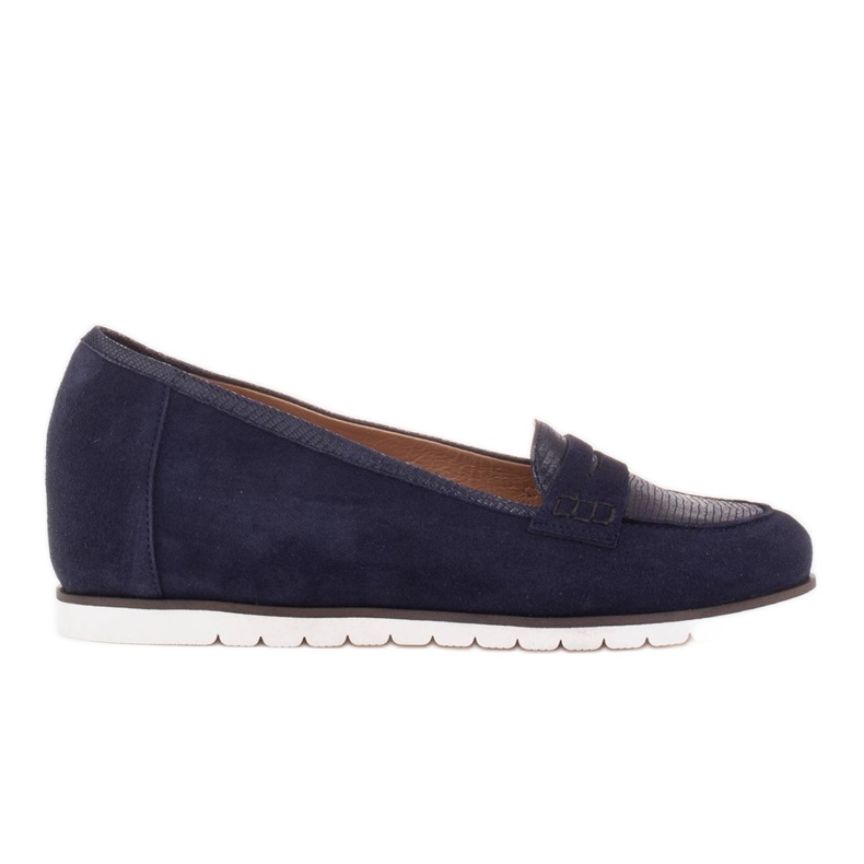 Marco Shoes Leichte Schuhe mit sehr weicher Unterseite und verstecktem Zwickel navy blau