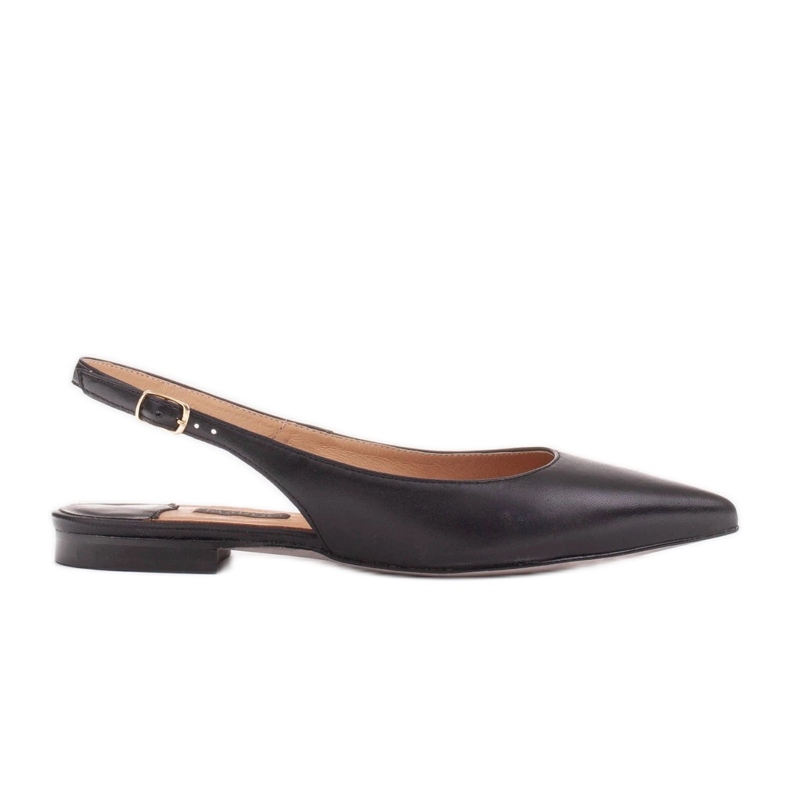 Marco Shoes Sandalen aus Naturleder in schwarzer Farbe