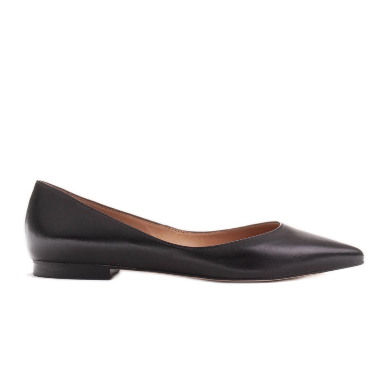 Marco Shoes Ballerinas für Damen mit niedrigen Seiten schwarz