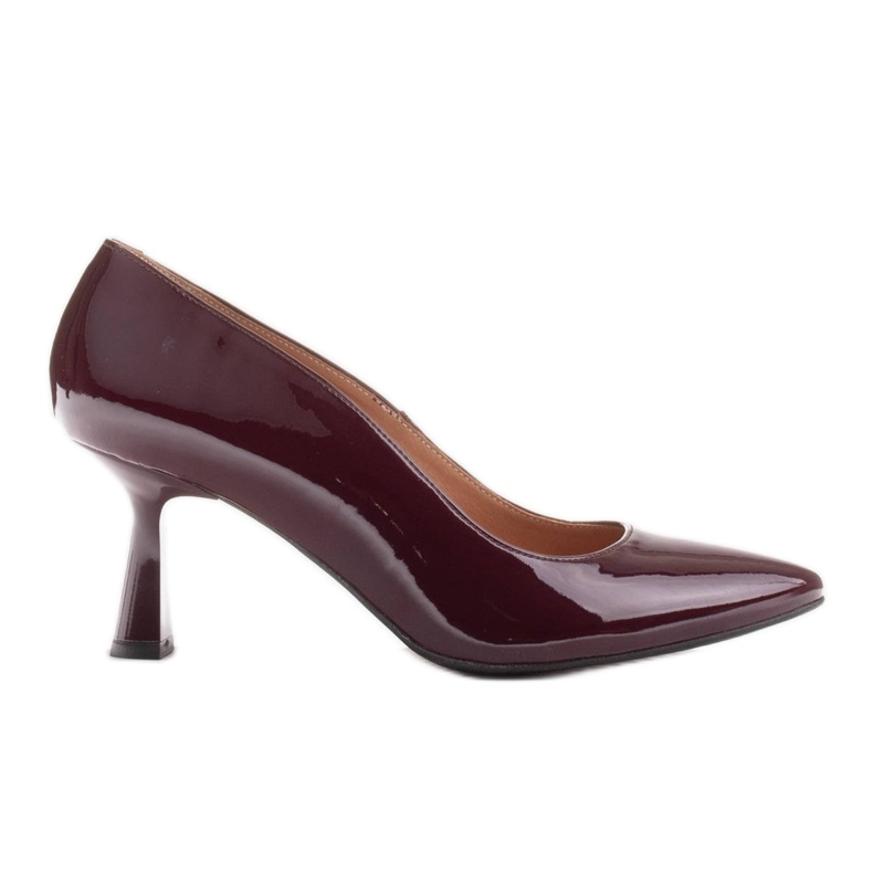 Marco Shoes Elegante Pumps aus bordeauxrotem Lack