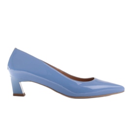 Marco Shoes Elegante Pumps mit niedrigem Absatz blau