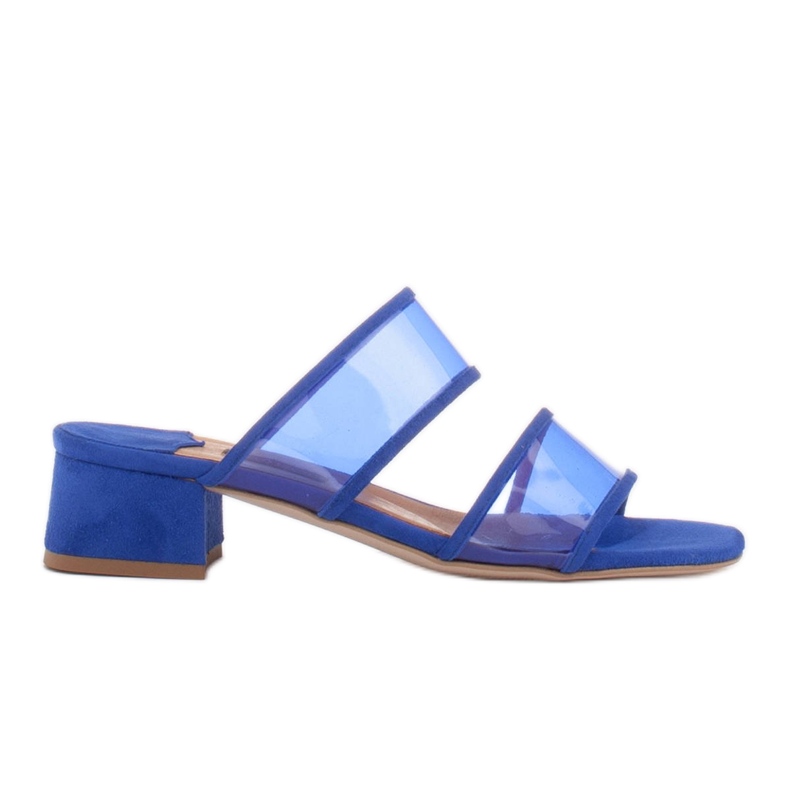 Marco Shoes Damenhausschuhe mit durchscheinenden Streifen rot