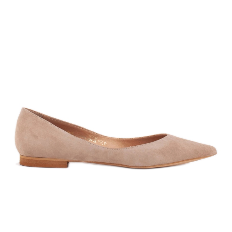 Marco Shoes Ballerinas für Damen mit niedrigen Seiten beige