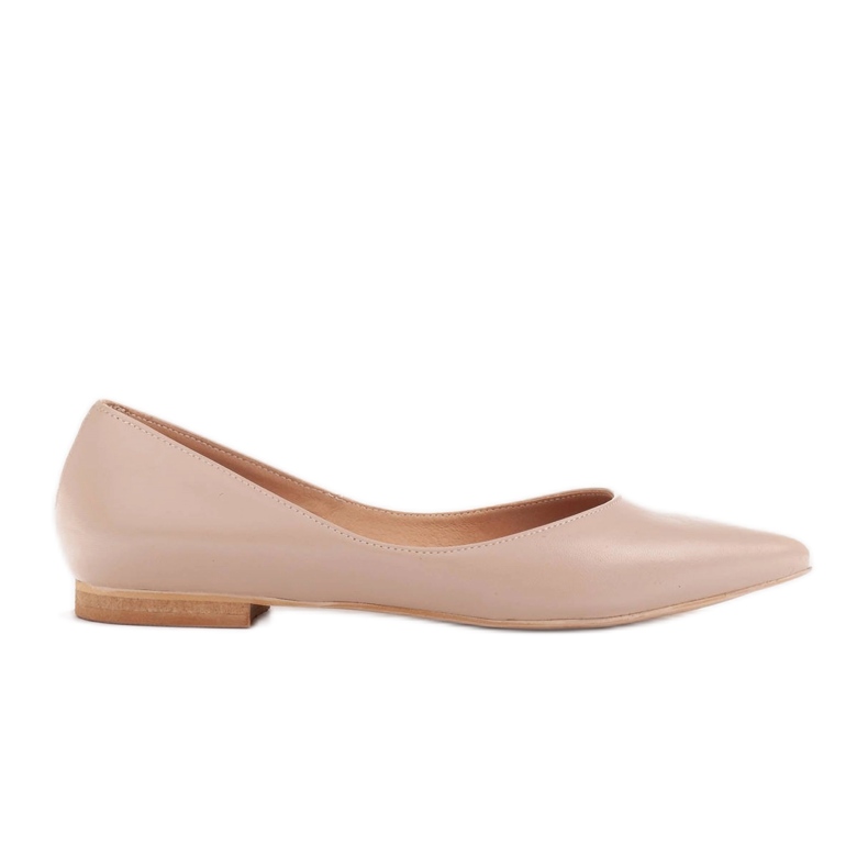 Marco Shoes Ballerinas für Damen mit niedrigen Seiten beige