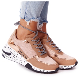 PS1 Sneakers mit Keilabsatz für Damen Roségold Avery rosa golden