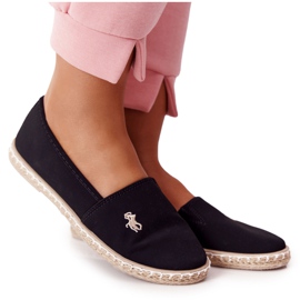 NEWS Damen Espadrilles Schwarz Reyna