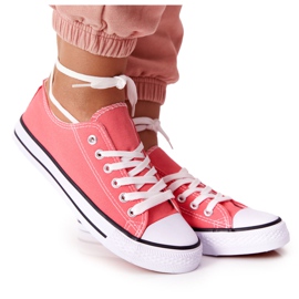 Klassische Omerta Coral Sneakers für Damen rot