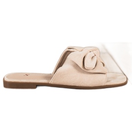 Seastar Stilvolle beige Hausschuhe