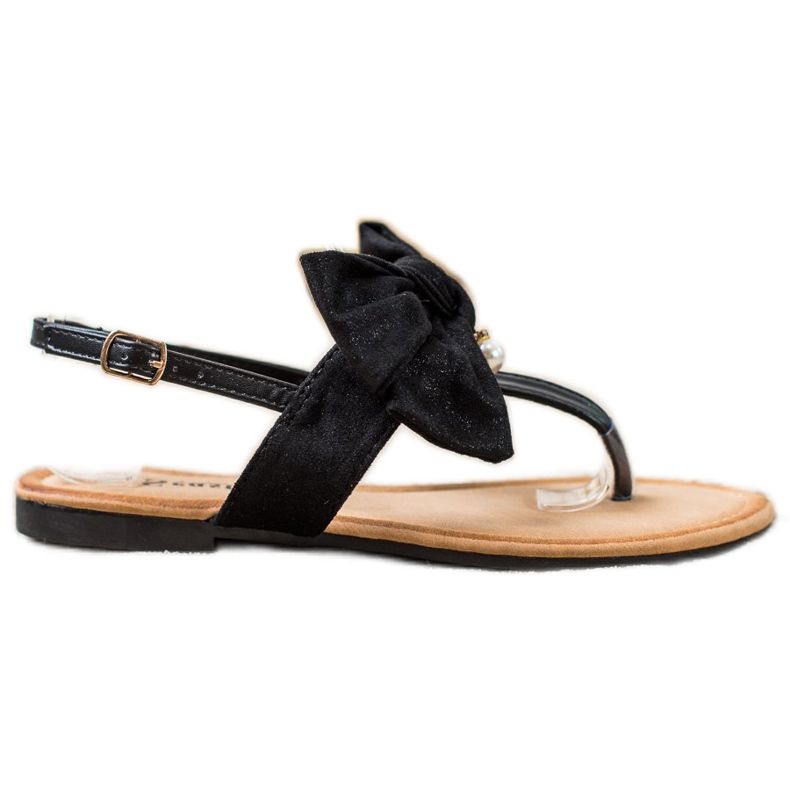 Seastar Stilvolle Sandalen mit Schleife schwarz