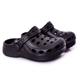 Kinderhausschuhe Schaumstoff Crocs Schwarz Lucas
