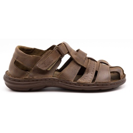 Ledersandalen Polbut 211/2 braun