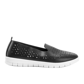 Schwarze Pristina Sneakers mit Lochmuster