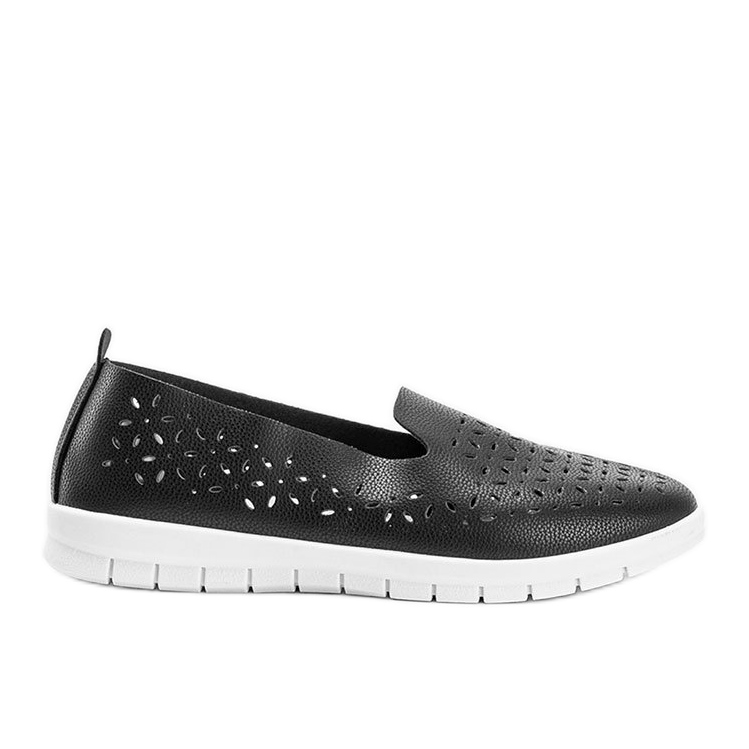 Schwarze Pristina Sneakers mit Lochmuster