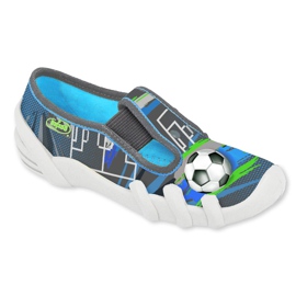 Befado Kinderschuhe 290Y223 blau grau