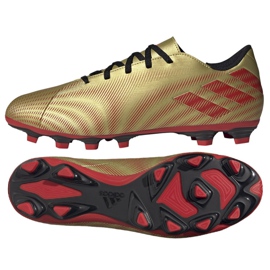 Adidas Nemeziz Messi.4 FxG M FY0762 Fußballschuhe lila, gold golden