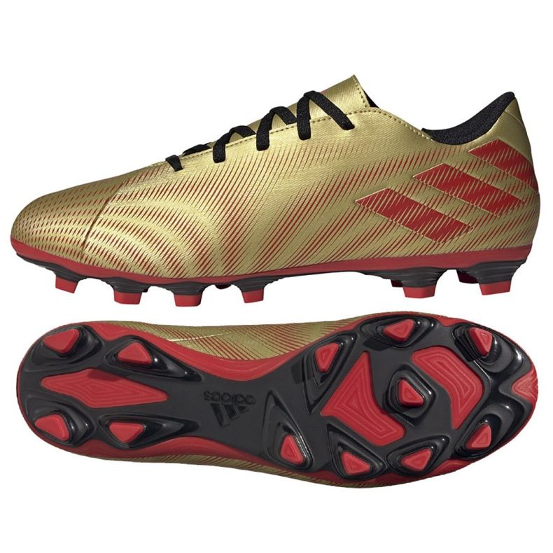Adidas Nemeziz Messi.4 FxG M FY0762 Fußballschuhe violett, gold golden