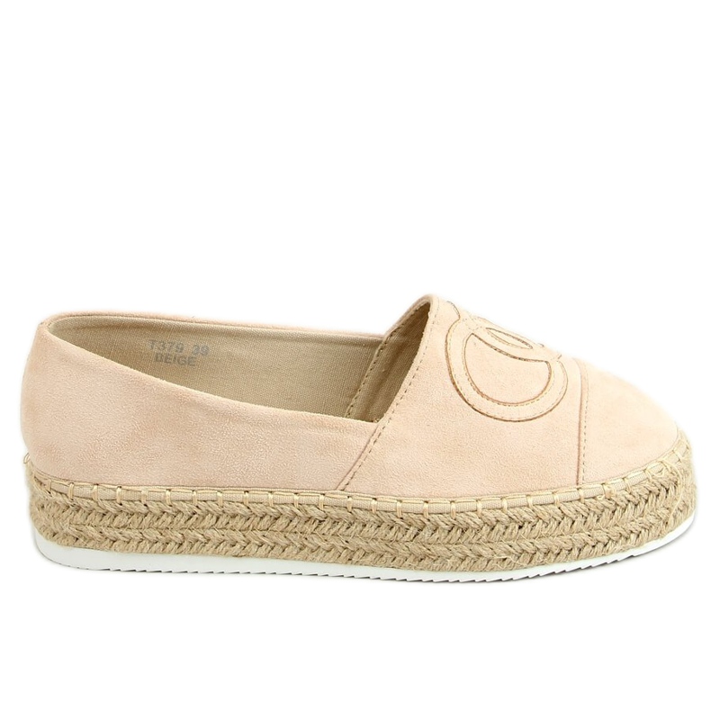 T379P Beige-beige Espadrilles