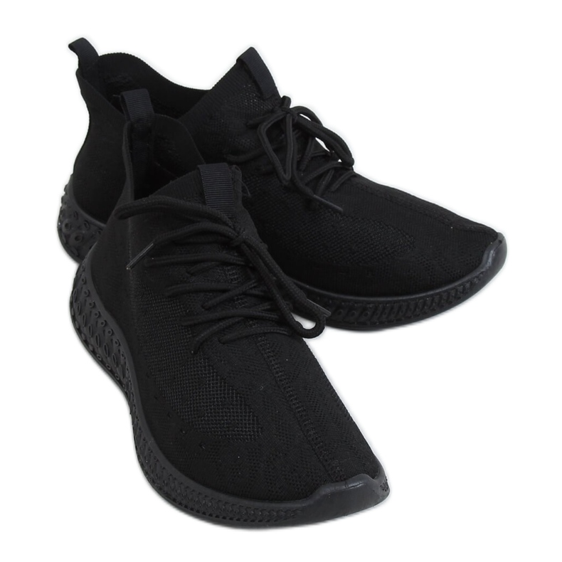 Schwarz PC01 All Black Socken Sportschuhe