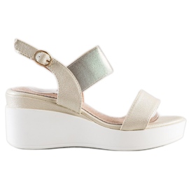 Weide Gold Fashion Sandalen golden