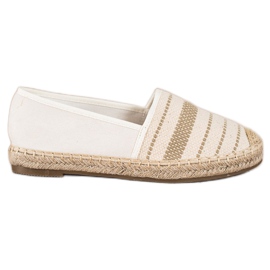 Ideal Shoes Espadrilles mit Muster beige