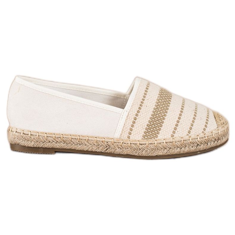 Ideal Shoes Espadrilles mit Muster beige