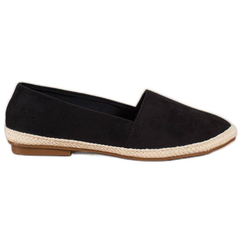 Marquiz Klassische Espadrilles schwarz