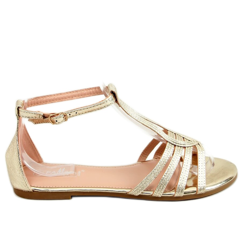 Goldene Damensandalen SM0024 Gold